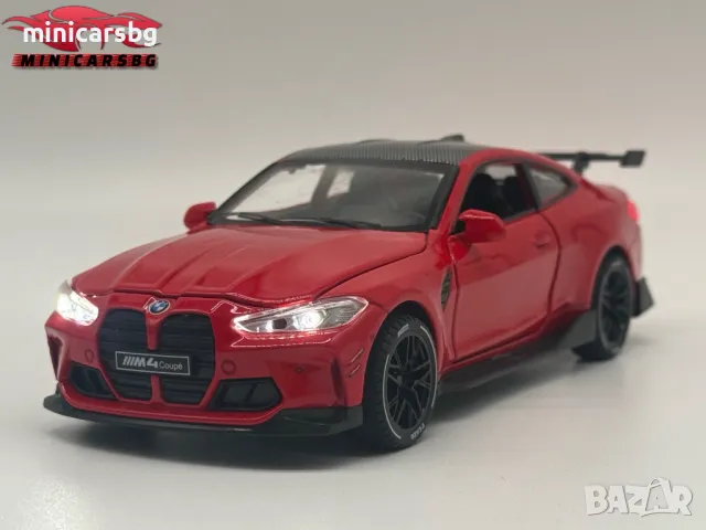 Метална количка: BMW M4, снимка 7 - Колекции - 50243190