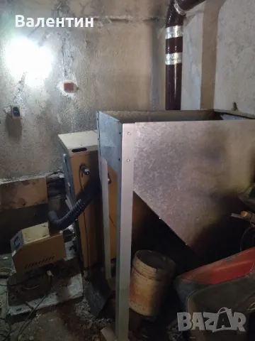 Котел с пелетна горелка, снимка 3 - Отоплителни печки - 47870293
