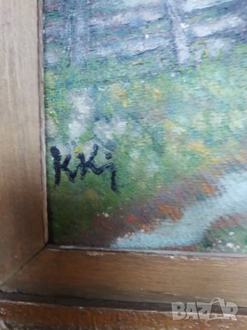 стара картина-пейзаж, снимка 5 - Картини - 34251010