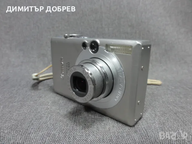 ЦИФРОВ ФОТОАПАРАТ CANON DIGITAL IXUS 60 DIGITAL 6.0MP CCD DIGITAL CAMERA Y2K RETRO DIGICAM, снимка 3 - Фотоапарати - 55752812