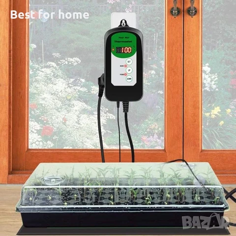 RIOGOO Цифров термостатен контролер за покълване на семена, влечуги и варене на пиво 68-108℉, снимка 7 - Друга електроника - 50708687