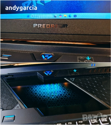 RTX 2080 8GB/Core i9-9980HK/17.3 G-SYNC 144Hz IPS/32GB RAM/1024GB SSD/Acer Predator Helios 700, снимка 10 - Лаптопи за игри - 52365348