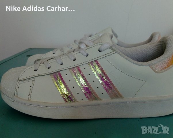 Adidas Superstar - оригинални момичешки маратонки! , снимка 3 - Маратонки - 40702330