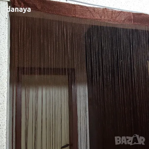 5815 Ресни за врата завеса перде, различни цветове, 100x200cm, снимка 4 - Пердета и завеси - 49453160