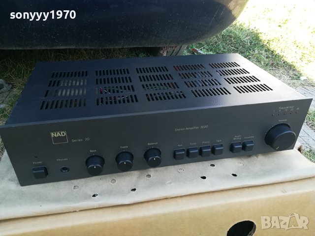 *NAD 3020 КУЛТОВ ТРАНЗИСТОРЕН УСИЛВАТЕЛ 1909231305L2EK, снимка 4 - Ресийвъри, усилватели, смесителни пултове - 42245066