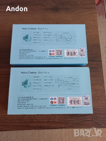 Akko V3 Creamy Blue Pro - механични суичове за клавиатура (90 бр.), снимка 3 - Други - 51313570