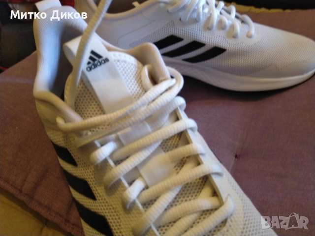 Adidas оригинал мъжки маркови маратонки №42.5 US 9- UK 8.5 стелка 27см, снимка 5 - Маратонки - 52789135