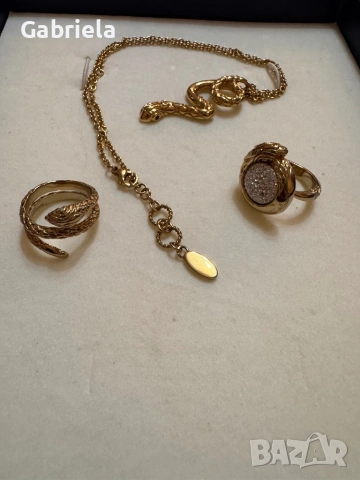 Златни бижута на Just Cavalli, снимка 2 - Колиета, медальони, синджири - 53331305