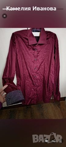 Риза Teodor и Boss,панталони-Zara,Елегантен черен,розов и бял костюм,панталони за повод 