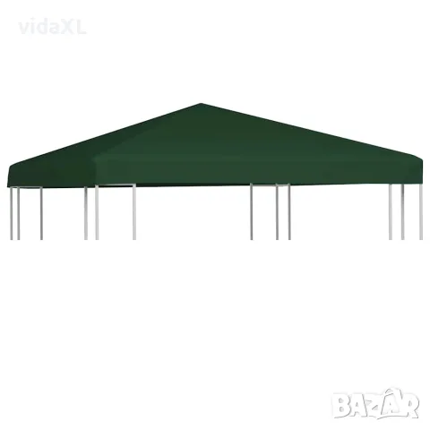 vidaXL Покрив за шатра, 310 г/м², 3x3 м, зелен