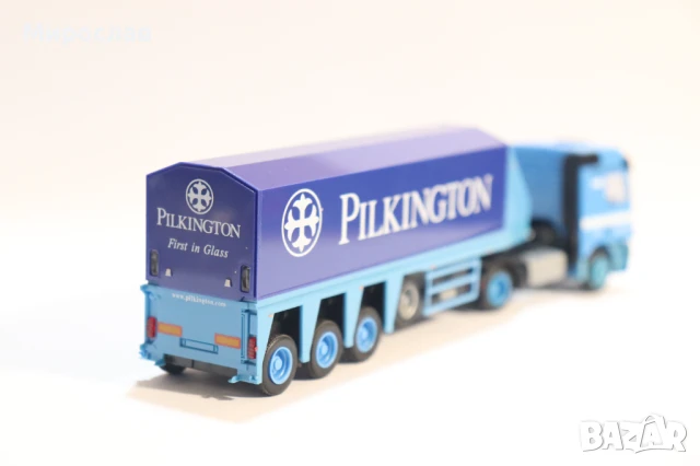AMW H0 1/87 MERCEDES ACTROS КАМИОН МОДЕЛ ТРАНСПОРТ НА СТЪКЛО, снимка 8 - Колекции - 46582332