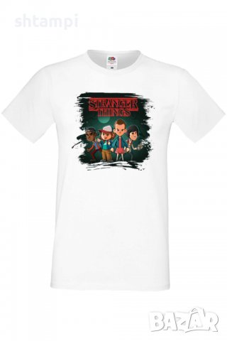 Мъжка тениска Stranger Things 1,Филм,Сериал,, снимка 3 - Тениски - 37568946