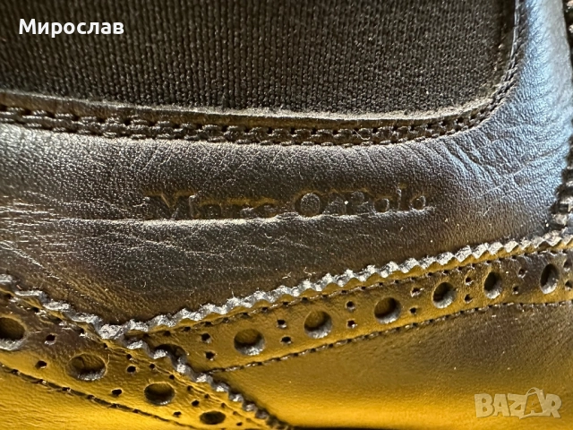 Marc O'Polo мъжки кожени боти 46 номер, снимка 4 - Мъжки боти - 52631881