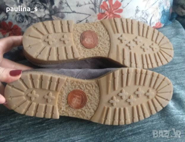 "Paul Green" маркови боти от естествен велур, кожа и гьон, снимка 5 - Дамски боти - 42383964