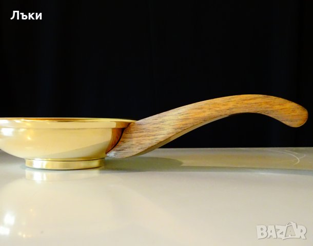 Бронзов тиган,купичка за ядки,свещник. , снимка 6 - Антикварни и старинни предмети - 29290229