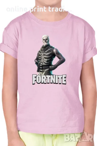 Детска тениска Фортнайт Fortnite Skull Trooper 02, снимка 14 - Детски тениски и потници - 48524404