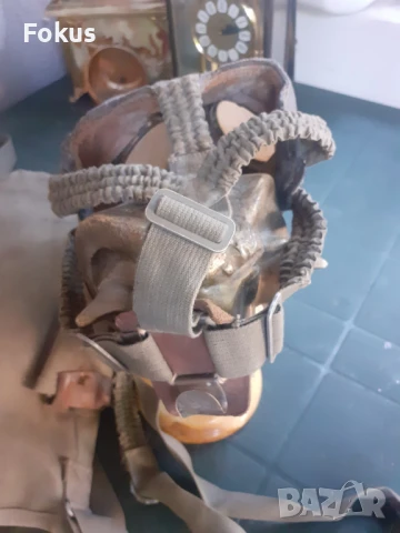 Царски противогаз Държавна Военна Фабрика Казанлък - Арсенал, снимка 3 - Антикварни и старинни предмети - 50929190