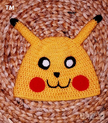 Ръчно плетени бутикови 3D шапки с любими детски герои, снимка 3 - Шапки, шалове и ръкавици - 34535794