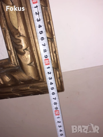 Страхотен бароков комплект дървена конзолна масичка с рамка, снимка 8 - Антикварни и старинни предмети - 53347529