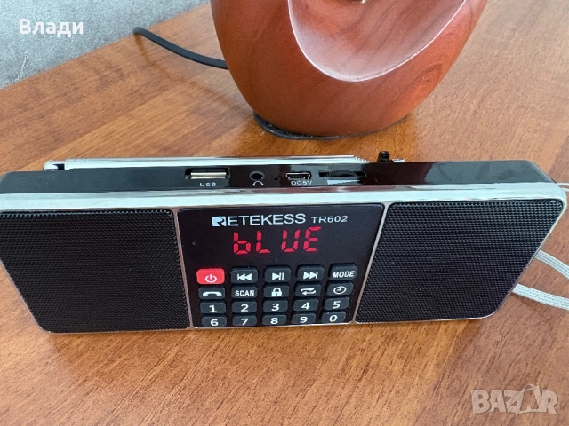 FM Радио RETEKESS TR602, снимка 3 - Радиокасетофони, транзистори - 52433251