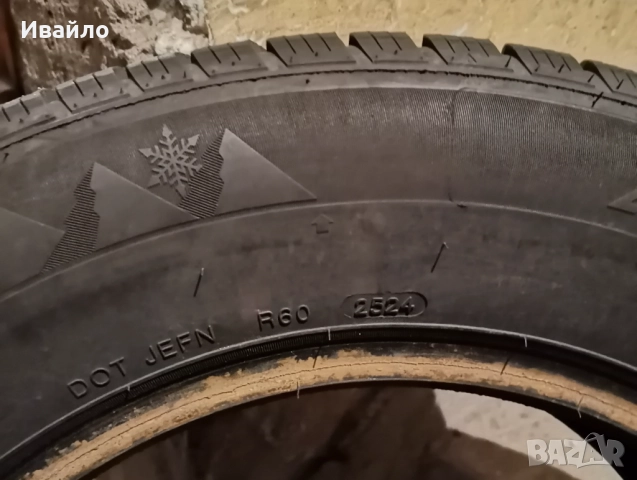 Продавам 4 броя Зимни гуми 215.65.16 дот 2024 почти нови , снимка 5 - Гуми и джанти - 52840914