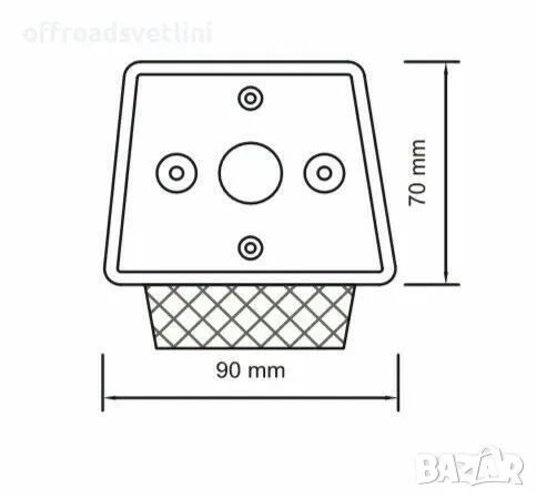 2 Броя LED Диодни габарити маркери за таван на Ford Transit 1999-2006, снимка 2 - Аксесоари и консумативи - 48043128