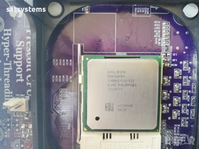 Дънна платка ECS 848P-A REV:2.0A Socket 478 CPU+FAN+RAM, снимка 9 - Дънни платки - 42471556