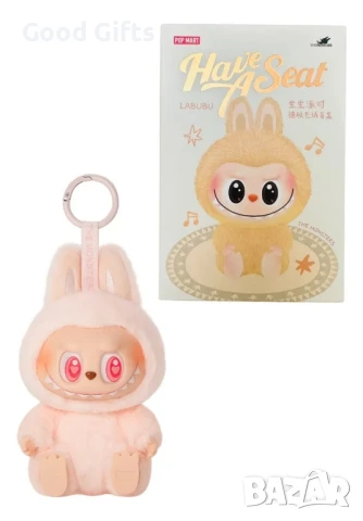 Розово Лабубу Labubu Have a Seat Pink The Monsters 