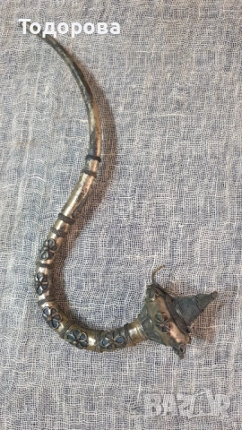 Азиатска лула за опиум, снимка 4 - Антикварни и старинни предмети - 54012720