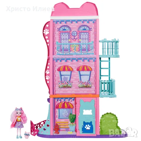 Enchantimals апартамент в града с кафене Къща с кукла, снимка 9 - Кукли - 48565214
