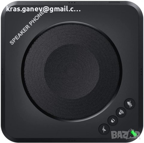 AIRHUG USB високоговорител микрофон - USB конферентен високоговорител - преносим за домашен офис