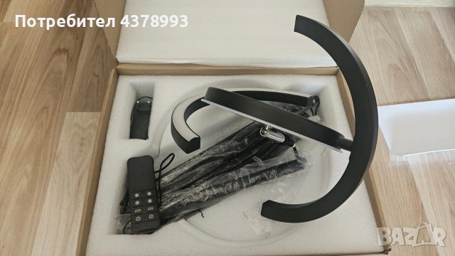 LED лампа - лампион с регулиране и въртене, снимка 7 - Лампиони - 54261514