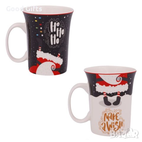 2 броя Комплект коледни чаши HoHoHo