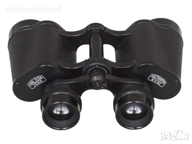 Нов ретро бинокъл Карл Цайс Йена Carl Zeiss Jena Deltrintem 8x30 с кожен калъф, инструкция и кутия