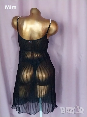 Triumph 40 Черна еластична нощница солей , снимка 4 - Нощници - 54324833