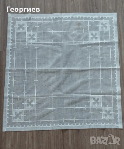 Покривки,карета бродирани на тюл., снимка 15 - Декорация за дома - 49694205