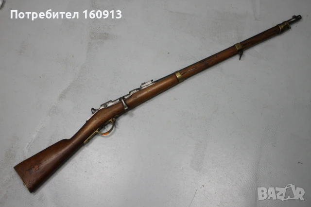 Рядка пушка карабина Шаспо М1866 . Оригинален калибър., снимка 1