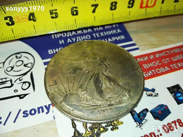 долар-метален 1900, снимка 4 - Други ценни предмети - 29121508