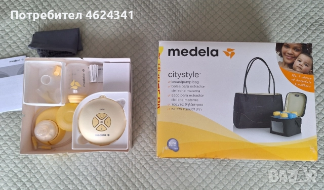 Помпа за кърма Medela Swing и подарък, снимка 2 - Аксесоари за кърмачки - 52089233