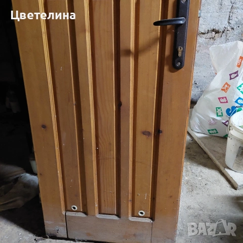 Дървена врата използвана, снимка 3 - Други - 54318760