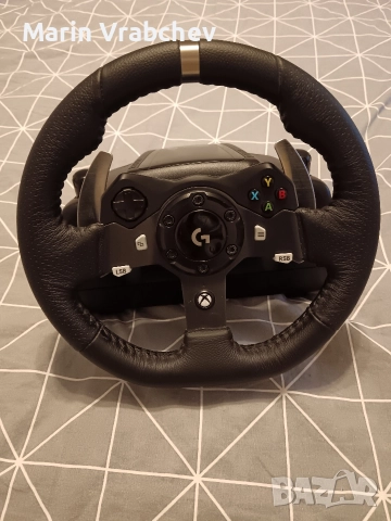 Logitech G920 Геймърски Волан + подарък ръчка за скорости, снимка 9 - Клавиатури и мишки - 52815524