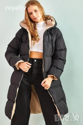 Дълго дамско яке , снимка 5 - Якета - 49208199