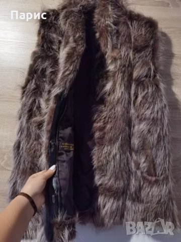 Естествен косъм Елек, снимка 8 - Палта, манта - 23010039