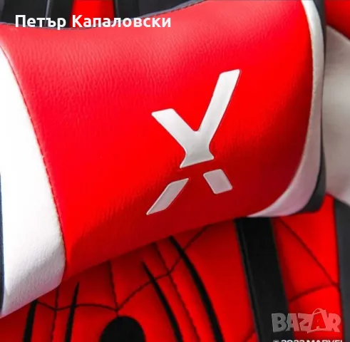 Гейм стол геймърски стол X Rocker Spider-Man , снимка 4 - Столове - 48528303