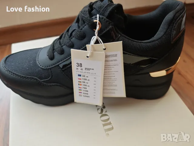 Черни сникърси и кецове естествена кожа , снимка 8 - Дамски ежедневни обувки - 47462873