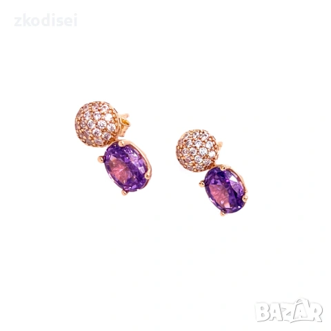 Златни обеци 3,37гр. 14кр. проба:585 модел:37704-6