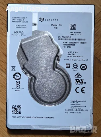 хард диск 1TB Seagate hdd SATA laptop PC hard disc drive 1ТБ, снимка 1