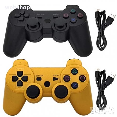 Джойстик с кабел Dualshock 3 за компютър, playstation 3, снимка 1