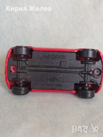 Метална количка MINI COOPER MADE IN CHINA много красива за КОЛЕКЦИЯ ДЕКОРАЦИЯ 17345, снимка 8 - Колекции - 40693964