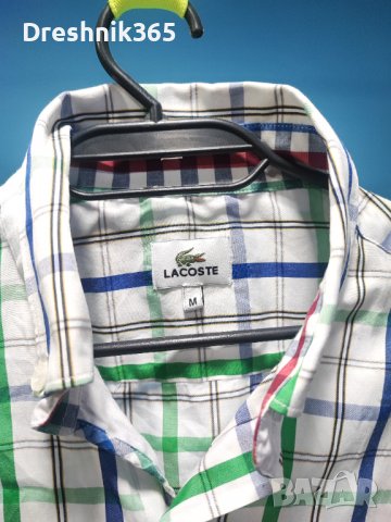 LACOSTE   Риза/Мъжка М, снимка 4 - Ризи - 37102280